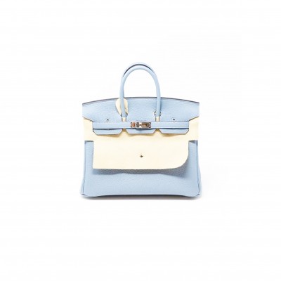 HERMES BIRKIN 25 BLEU BRUME (25*20*13cm)